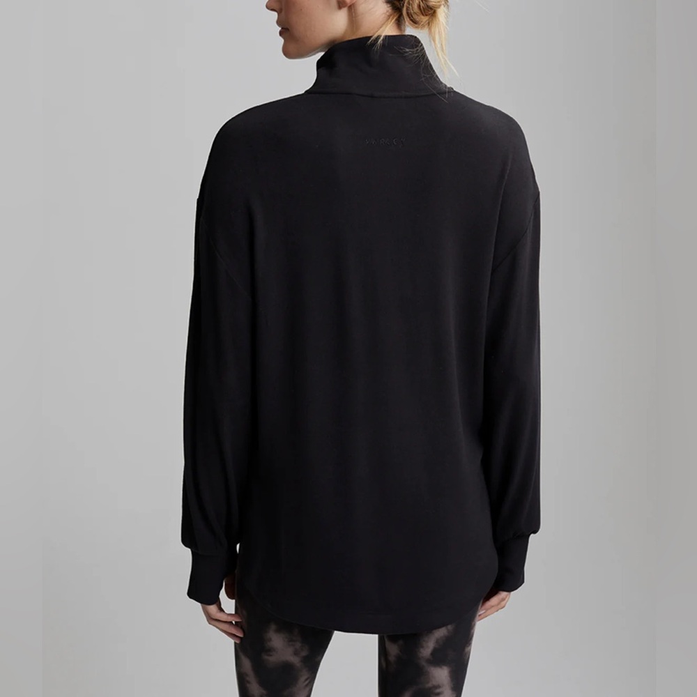 Varley Roeder Half Zip Midlayer Pullover Sweatshirt Black Size Small 1/4 Zip - Picture 4 of 16